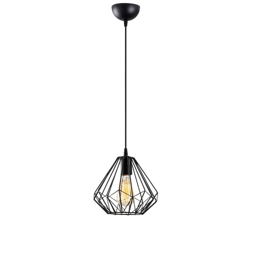 Lea - Suspension Filaire Noire En Métal