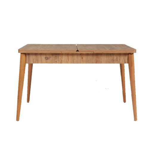 Dynia - Table Extensible En Bois Max 6 Personnes
