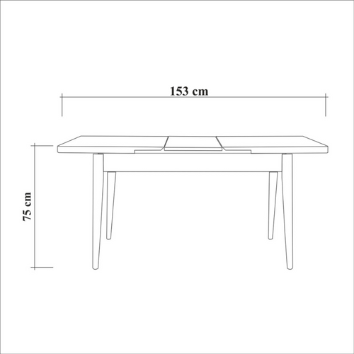 Santi - Table Extensible Bois - Max 6 Personnes
