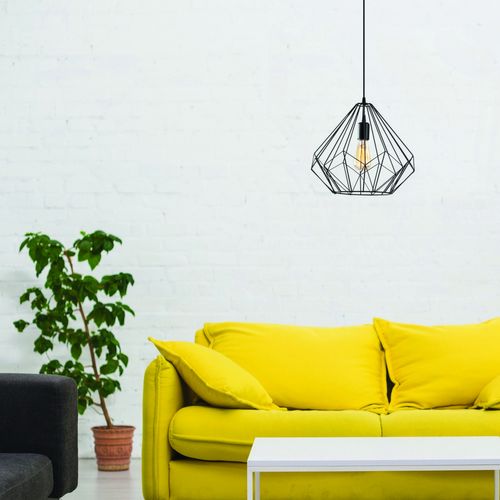 Sasha - Suspension Filaire En Fer Noir