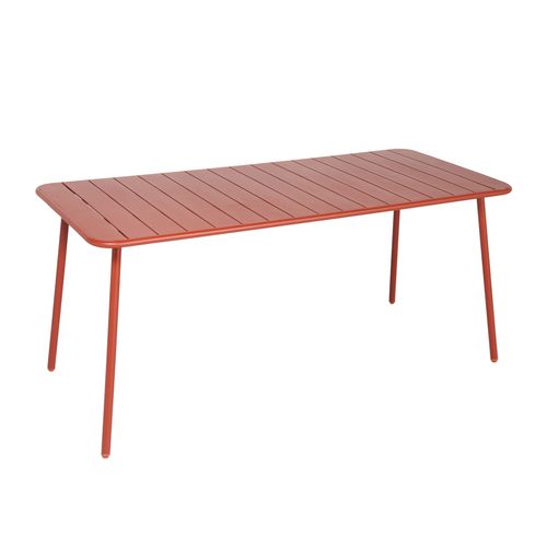 Bergame - Table De Jardin 6 Places 160x70cm Terracotta