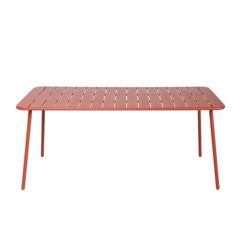 Bergame - Table De Jardin 6 Places 160x70cm Terracotta