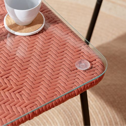 Acapulco - Salon De Jardin 2 Places Avec Table Terracotta