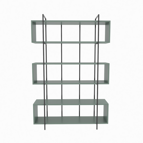 Luli - Bibliothèque Contemporaine Vert 180cm