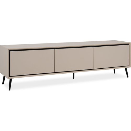 Meuble TV 3 Portes Cappuccino - Aris