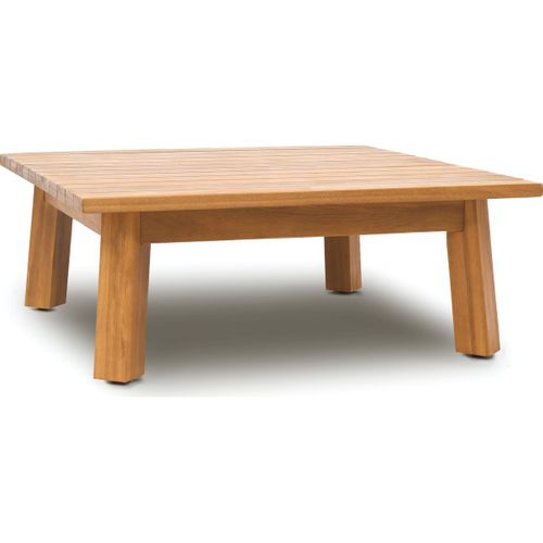 Salon De Jardin 2 Places En Bois Fsc - 2 Fauteuils Et Table Basse - Palau