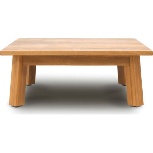 Salon De Jardin 2 Places En Bois Fsc - 2 Fauteuils Et Table Basse - Palau