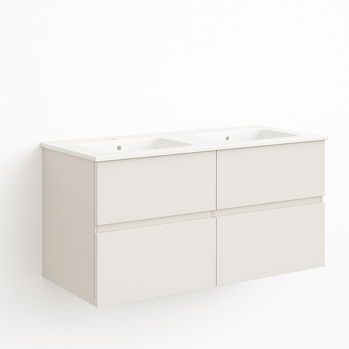 Ensemble Meuble Vasque Niza Az 120cm Blanc Laqué