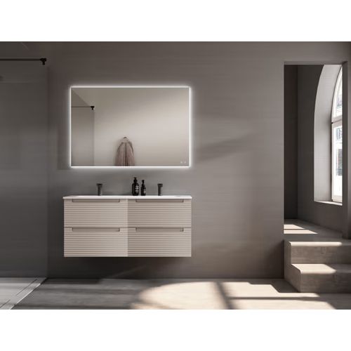 Ensemble Meuble Kyoto Cotton +  Vasque Céramique Ada  120cm