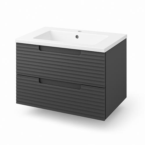 Ensemble Meuble Kyoto Ceniza +  Vasque Céramique Ada  100cm