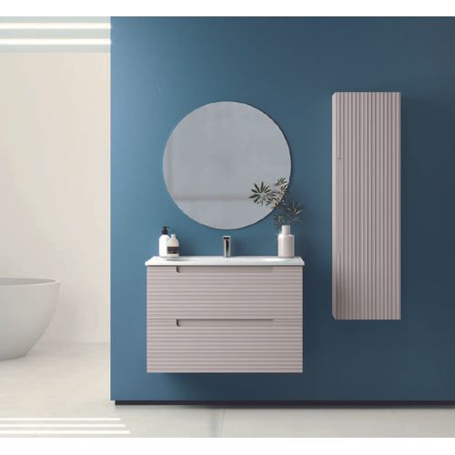 Ensemble Meuble Kyoto Cotton +  Vasque Céramique Ada  80cm