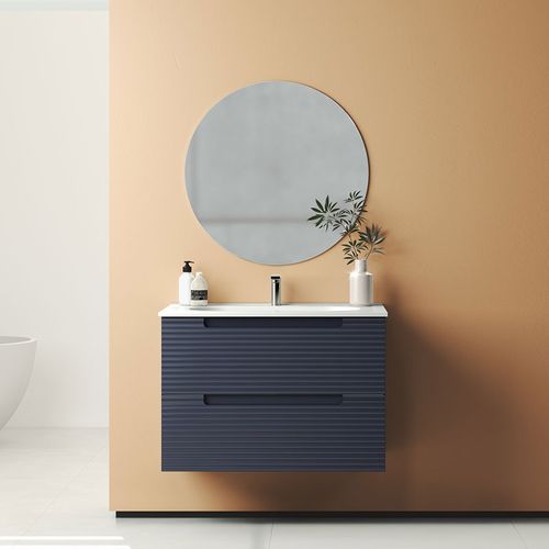 Ensemble Meuble Kyoto Navy + Vasque Céramique Ada 60cm