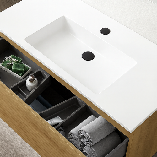 Ensemble Meuble Kyoto Costa +  Vasque Céramique Ada  60cm