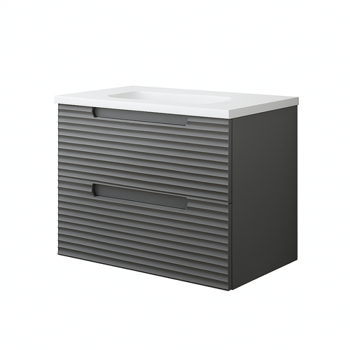 Ensemble Meuble Kyoto Ceniza +  Vasque Céramique Ada  60cm