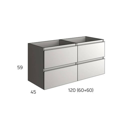 Ensemble Meuble De Salle De Bains Inglet 120cm Hibernian