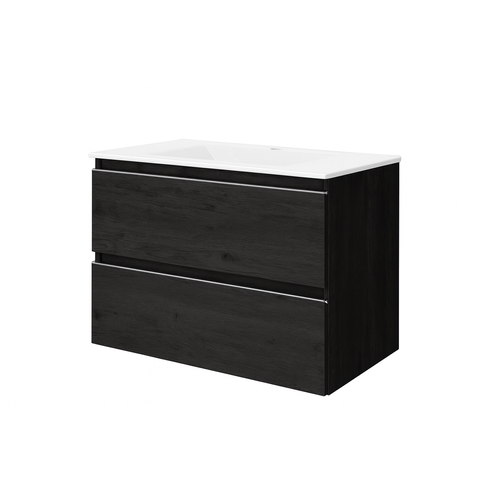 Ensemble Meuble De Salle De Bains Inglet 70cm Ebony