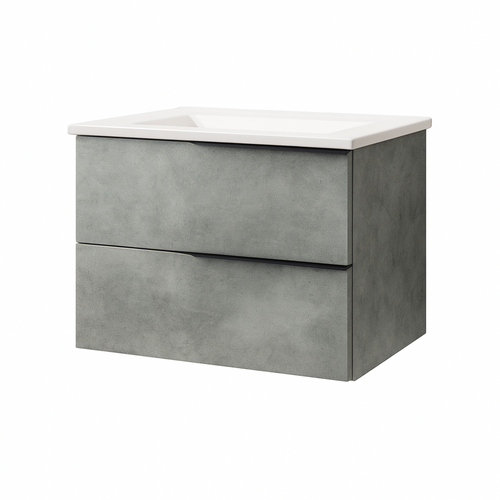 Ensemble Meuble Vasque Black Triskel Gris 100cm