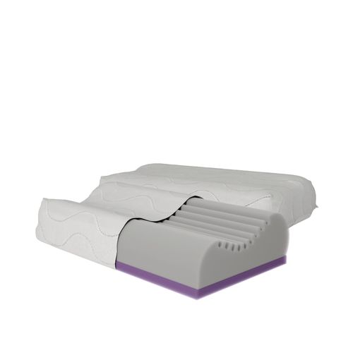 Oreiller Ergonomique 60x30cm - Hauteur Ajustable - Épais. 10 Ou 12cm - Zenform