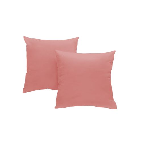 Taies D'oreillers 50x70cm - Peach Blush - Percale De Coton