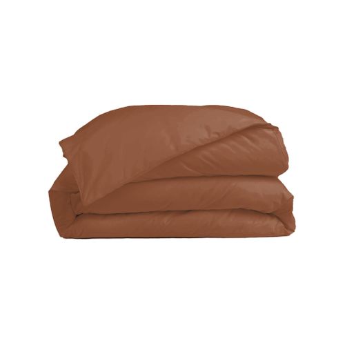 Housse De Couette 240x260cm - Mocca Mousse - Satin De Coton