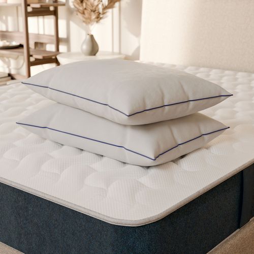 Matelas Hybride Et Oreillers Moelleux 70x190cm Épais 22cm Et Oreillers 50x70cm