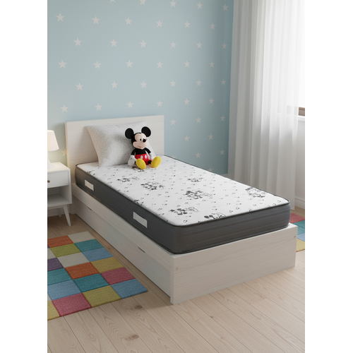 Mickey Mousse Enfant 90x190 MICKEY Mi Ferme - Epaisseur 20 cm
