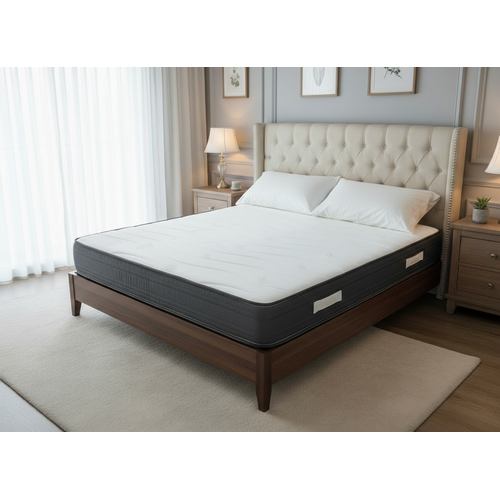 Matelas Mousse 90x200 Comfort + Accueil Moelleux et soutien ferme - Epaisseur 20 cm