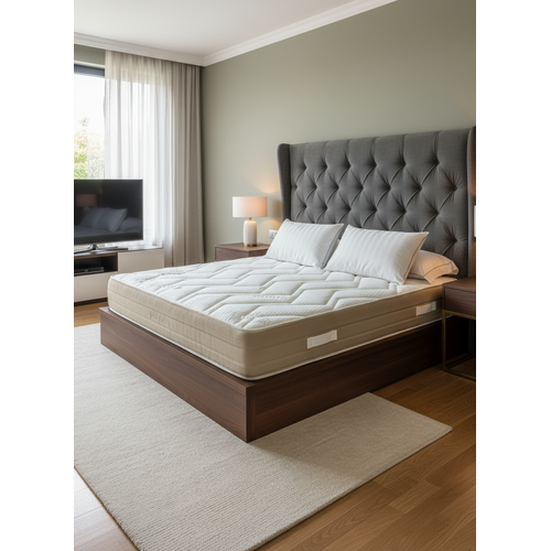 Matelas Mousse 140x200 Prestige 7 Zones de confort - Accueil Moelleux - Epaisseur 26 cm