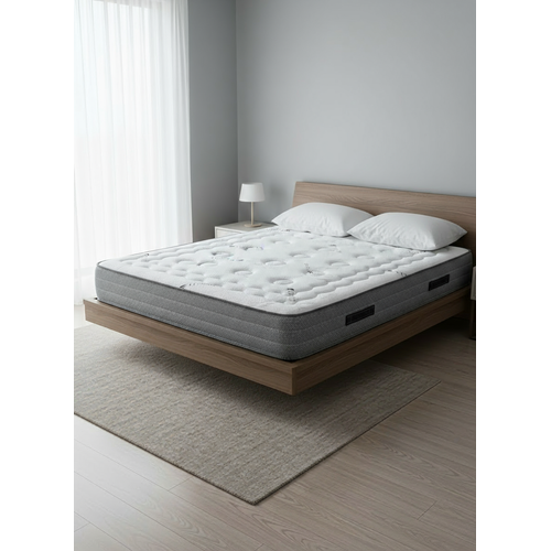 Matelas Hybride 140x190 Impérial Ressorts Ensachés - 8 zones de confort - Epaisseur 26 cm