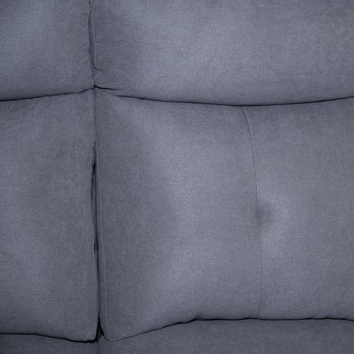 Canapé 2 Places Relax Électrique Gris Lucas