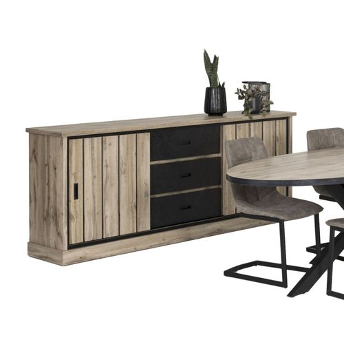 Buffet 2 Portes 3 Tiroirs Lena