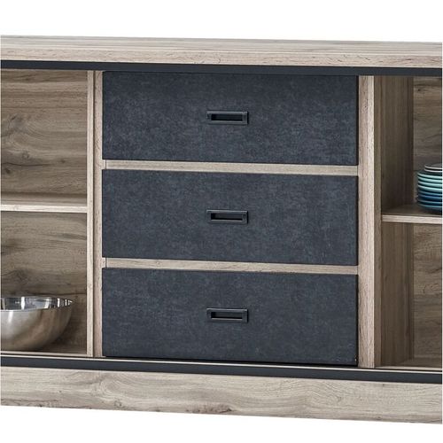 Buffet 2 Portes 3 Tiroirs Lena