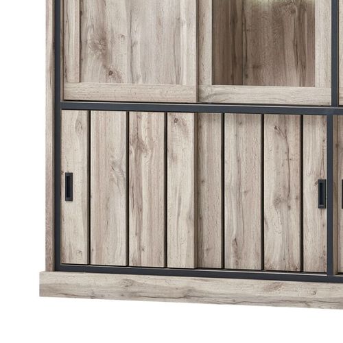 Vaisselier Grand Modèle Lena 6+2 Portes LED