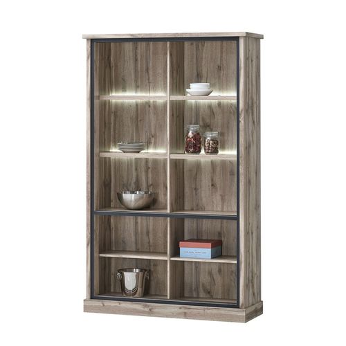 Vitrine Lena 2+2 Portes Coulissantes LED