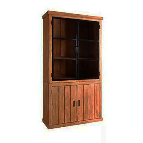 Vitrine 2+2 Portes Manguier Massif Ruv