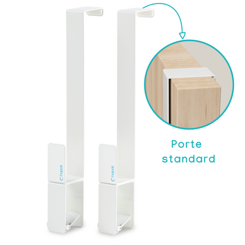 Enfile Couette Hopoli Blanc - Pour Porte Standard