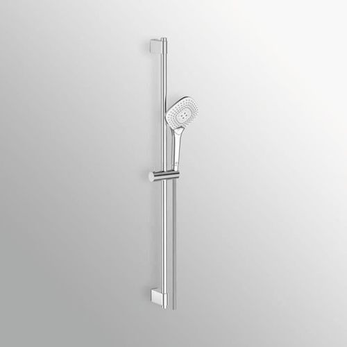 Ensemble De Douche Idealrain Evo Barre 90 Cm Et Douchette Diamant 12,5 Cm 3j Chrome