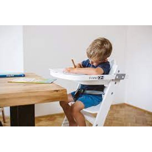 Chaise Haute En Bois Moon Blanc