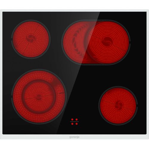 Plaque Vitrocéramique Encastrable Ecd643bx Noir, Acier Inoxydable 4 Foyers