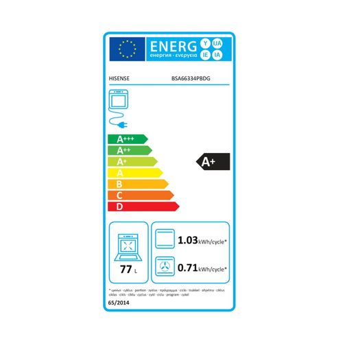 Four Encastrable Multifonctions Pyrolyse 77l - Bsa66334pbdg