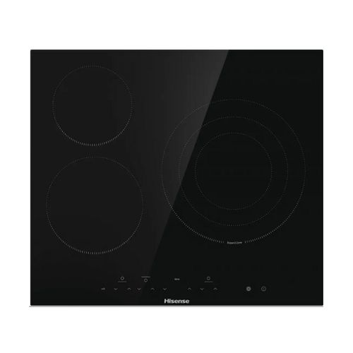 Table De Cuisson Vitrocéramique 60cm 3 Feux 5700w Noir - E6332bsce