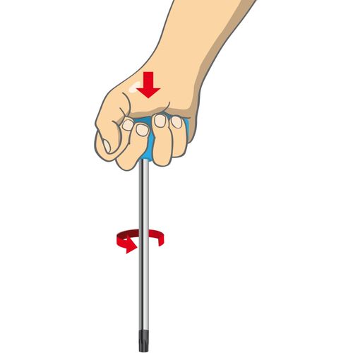 Clé Mâle à Poignée à Embout Hexagonal 7 - Unior - 607168