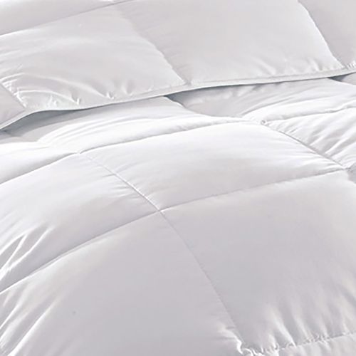 Couette Légère 260x240 Blanc En Coton