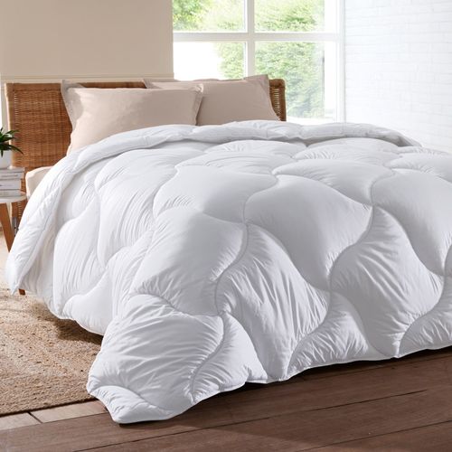 Couette Chaude 240x220 Blanc En Coton