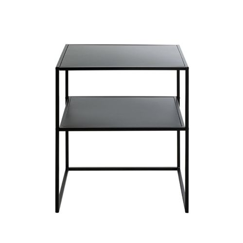 Table D'appoint En Métal "cromano" 60cm Noir