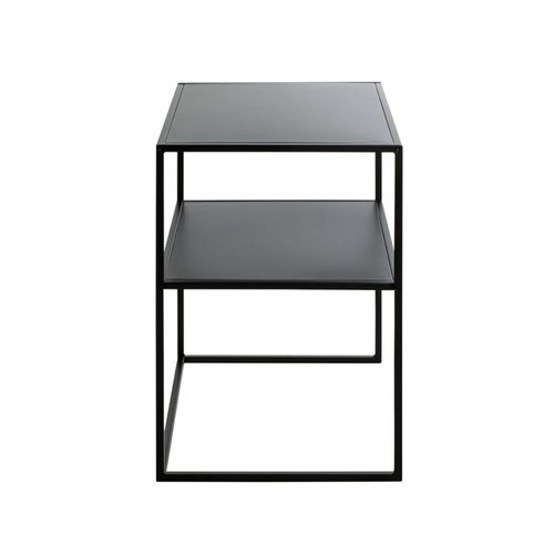 Table D'appoint En Métal "cromano" 60cm Noir
