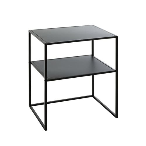 Table D'appoint En Métal "cromano" 60cm Noir