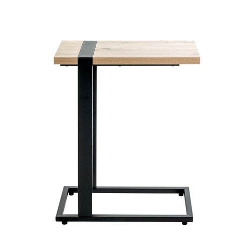 Table D'appoint "miranda" 64cm Chêne et Noir