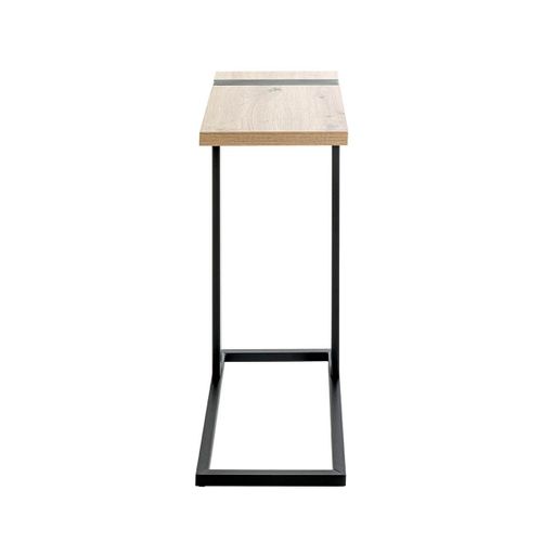 Table D'appoint "miranda" 64cm Chêne et Noir
