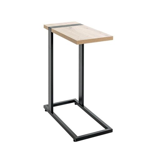 Table D'appoint "miranda" 64cm Chêne et Noir